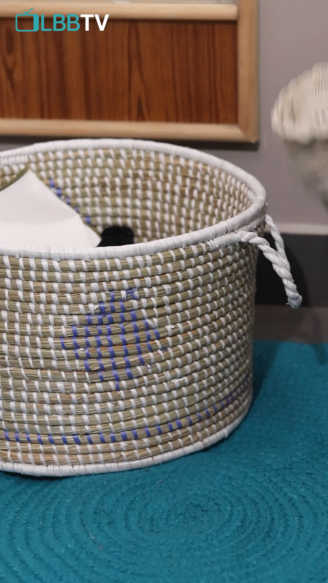 Handmade Moonj Grass Storage Basket