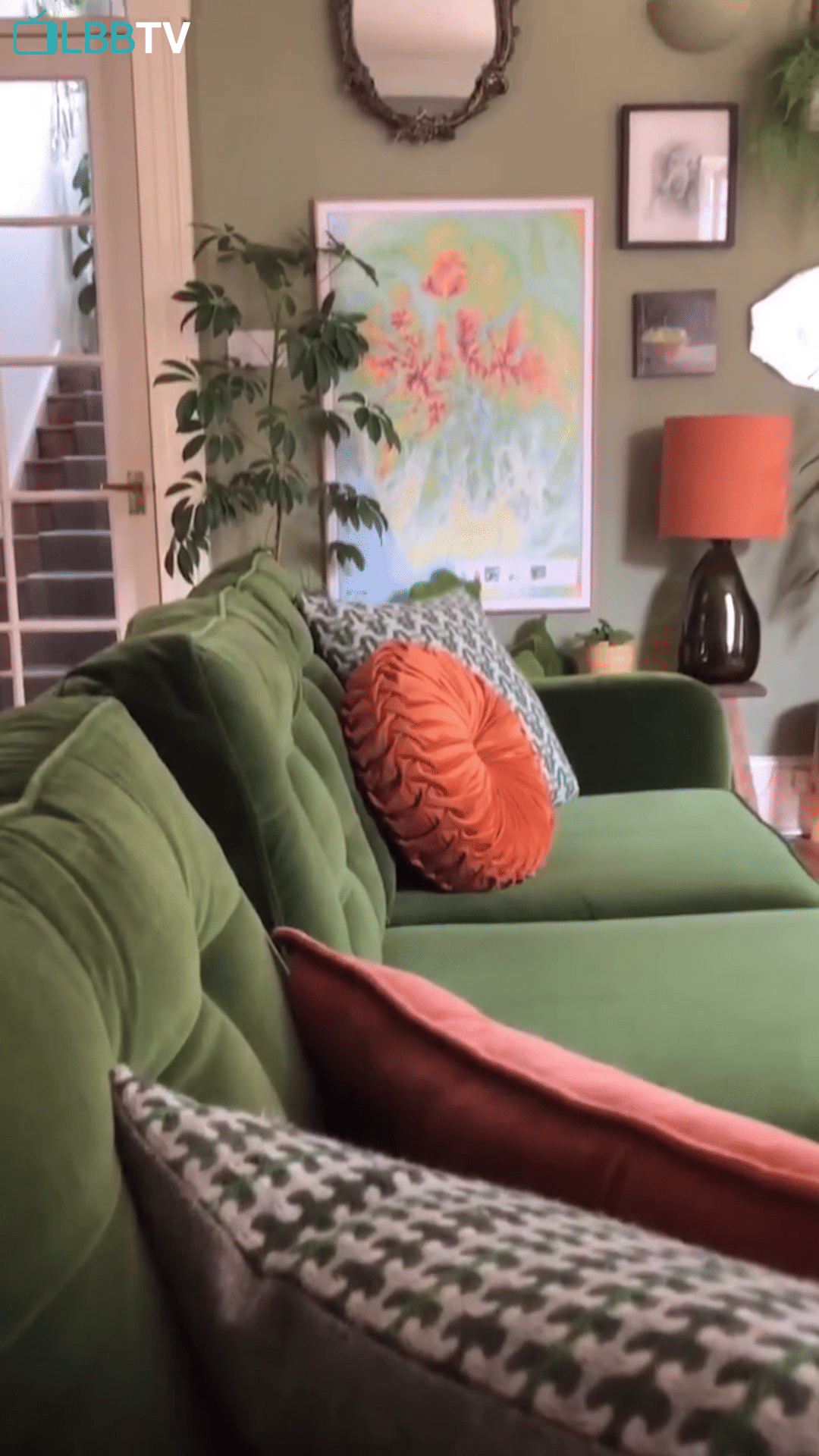 Plant,Couch,Comfort,Picture frame,Leaf,Wood,Textile,studio couch,Living room,Interior design