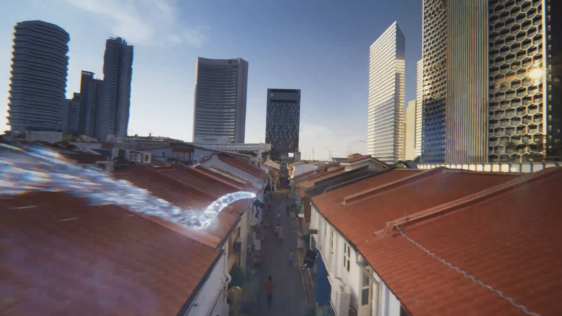 Sky,Building,Skyscraper,Window,Tower block,Cloud,Urban design,Cityscape,Condominium,City