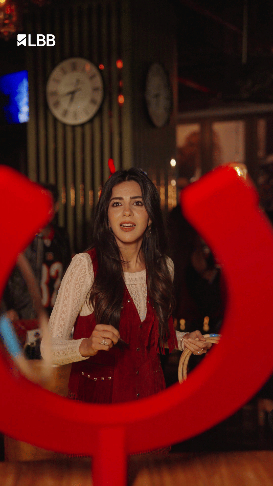 Red,Fashion,Beauty,Facial expression,Smile,Long hair,Happiness,Makeover,Fashion design,Model