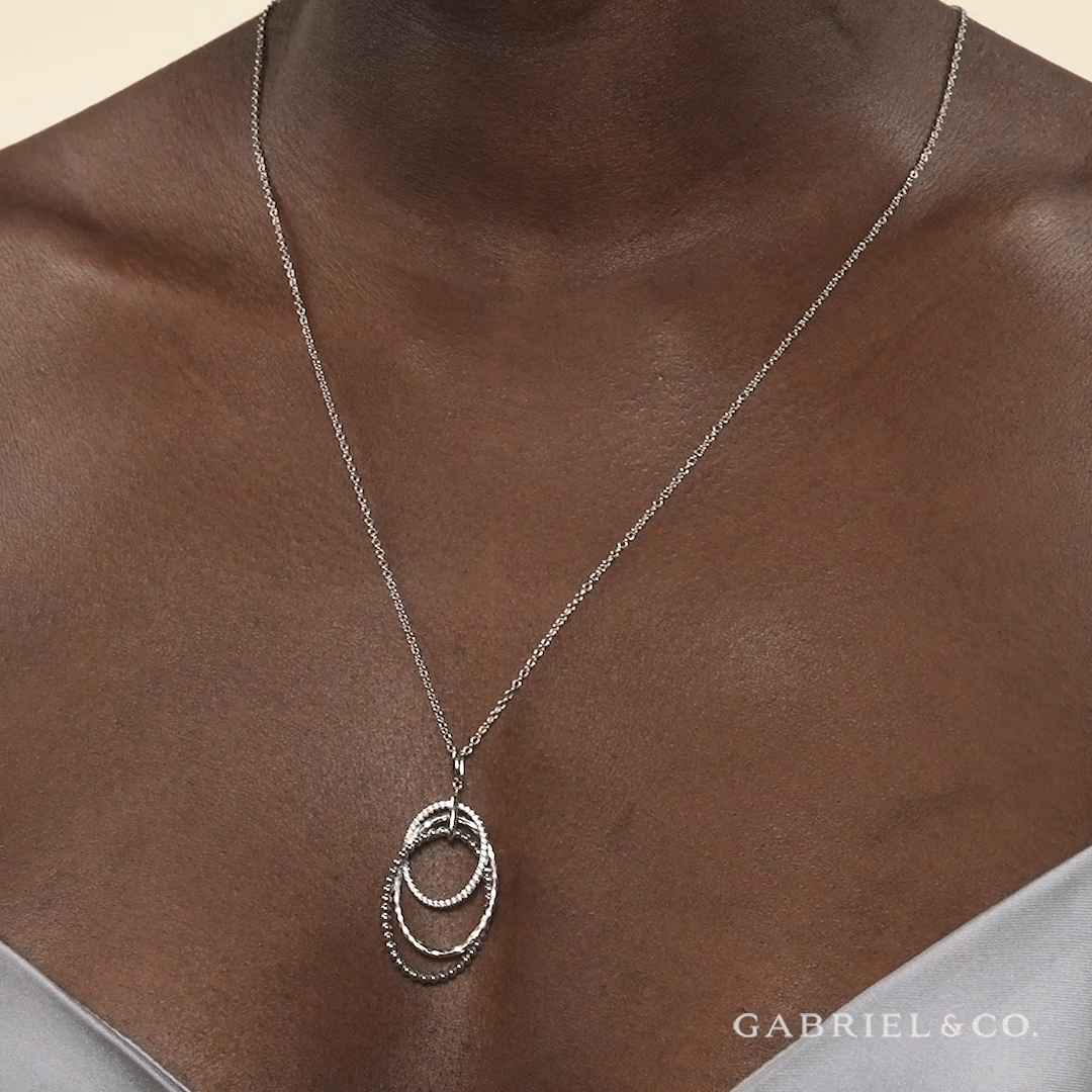 ☆Hei☆ sv925 circle layered necklace HE24SPNSG664XXFR ☆Hei☆ sv925 circle layered necklace HE24SPNSG664XXFR