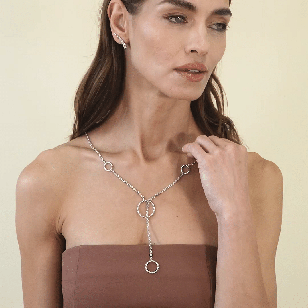 ◆ENGBROX◆ silver925 daily knot necklace Double Snake Sterling Silver Necklace, Celtic Knot