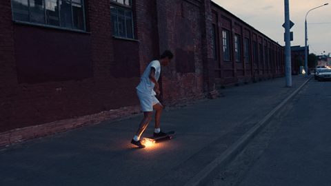 Skates in the evening