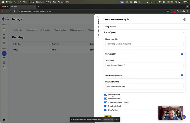 Remove Dashboard Access in a F