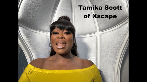 Tamika Scott of Xscape Shout out to Yaya Diamond