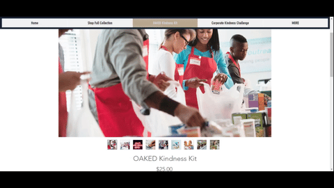 Give back with OAKED: One act of kindness everyday!