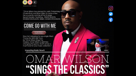 New Music By : Omar Wilson : His Sizzling Single Titled : "Come Go With Me"