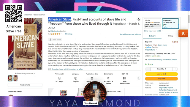 From Past to Present: The Ongoing Impact of Slavery Explored by Yaya Diamond 