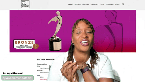 Telly Award Won for Yaya Diamond's Dream Chasers Radio