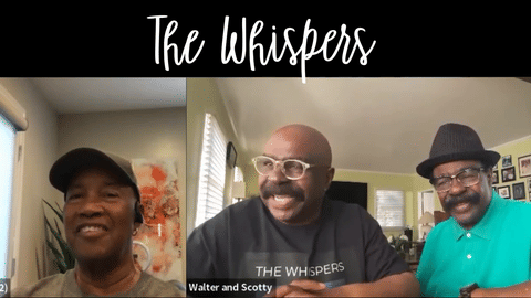 Thank you to The Whispers for the love - RIP Walter Scott