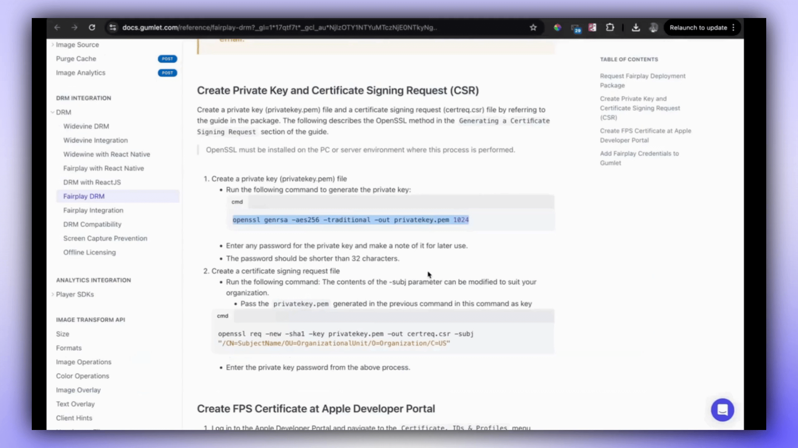 Getting Started with Fairplay Integration