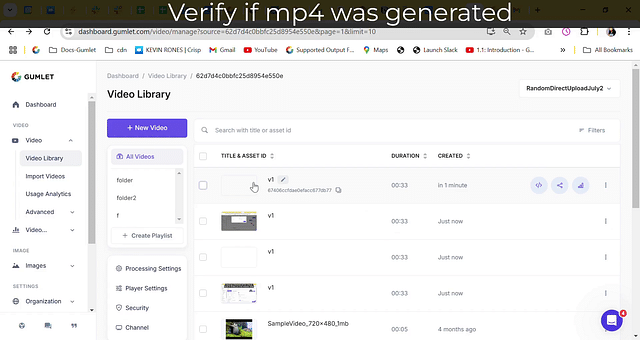 How to generate mp4 urls on Gu
