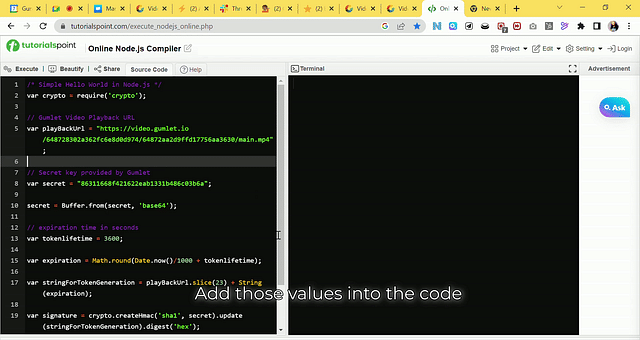 Using Signed URL On Gumlet Vid