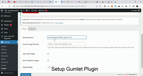 Using Gumlet Image Optimization On Wordpress 