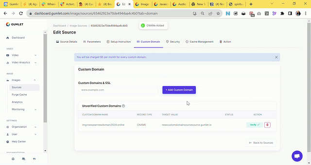 How To Setup Custom Image Doma