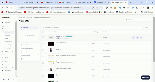 How To Setup  Video Status Web