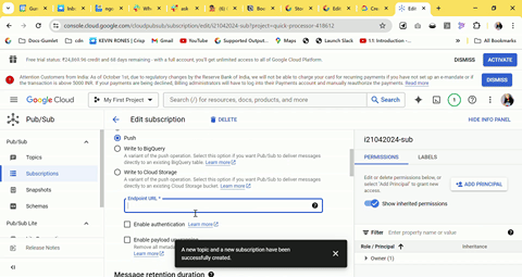 How To Setup Auto Upload Of Videos From Google Cloud Bucket