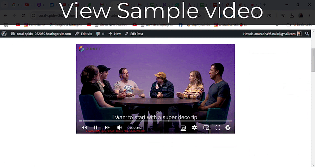 Using Gumlet Video Plugin - Ba