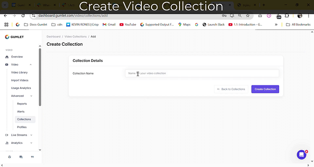 Create a Linode Video Collecti