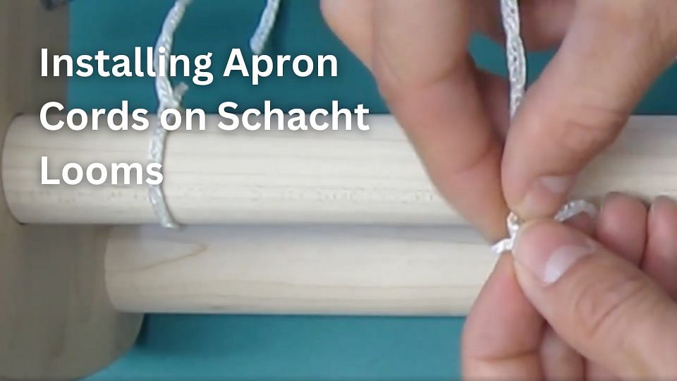 Schacht - Installing Apron Cords on Schacht Looms