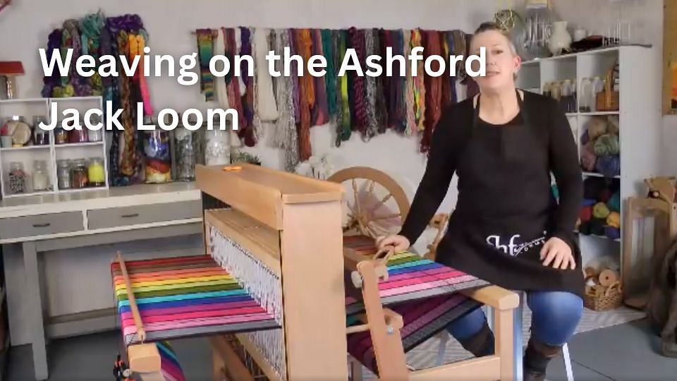 Ashford - Weaving on the Ashford Jack Loom