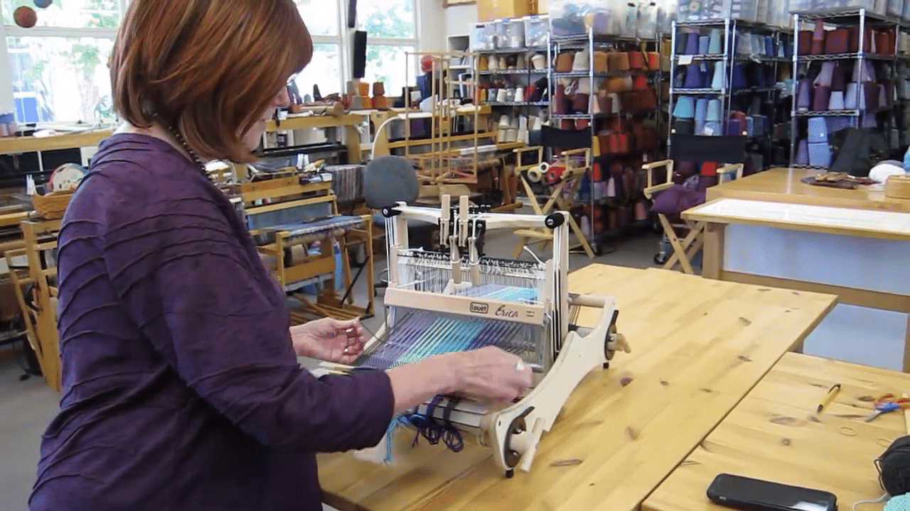 Louet - Basics of 4 Harness Weaving with Erica Loom