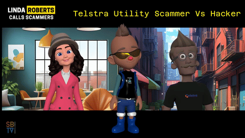 Epic Showdown_ Linda vs. Telstra Hacker! #ScamBusters #scambaiter  😱