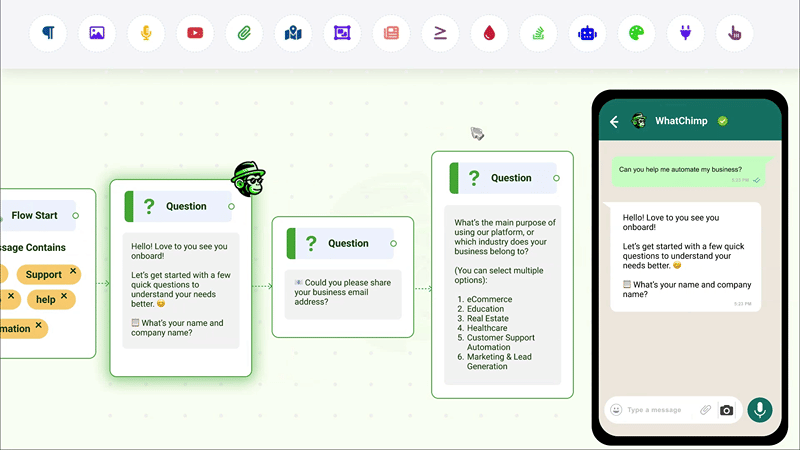Ditch forms, collect details on WhatsApp