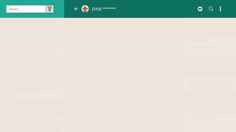 L’agent IA WhatsApp répondant à un client