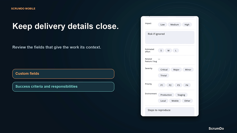 ScrumDo Mobile App