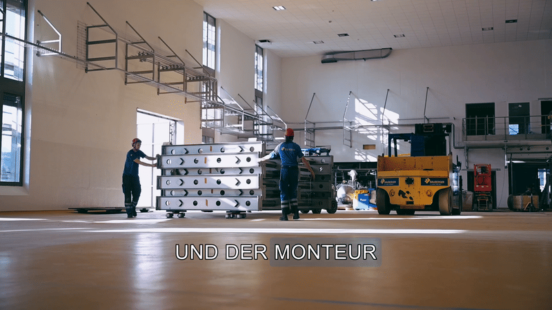 Stellenfilm Montageleiter Bauberger