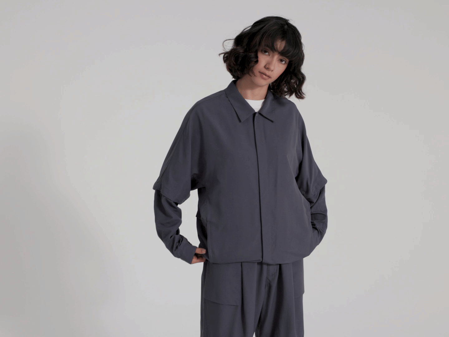 ASICS SPORTSTYLE DETACHABLE SHIRT JACKET FOR UNISEX