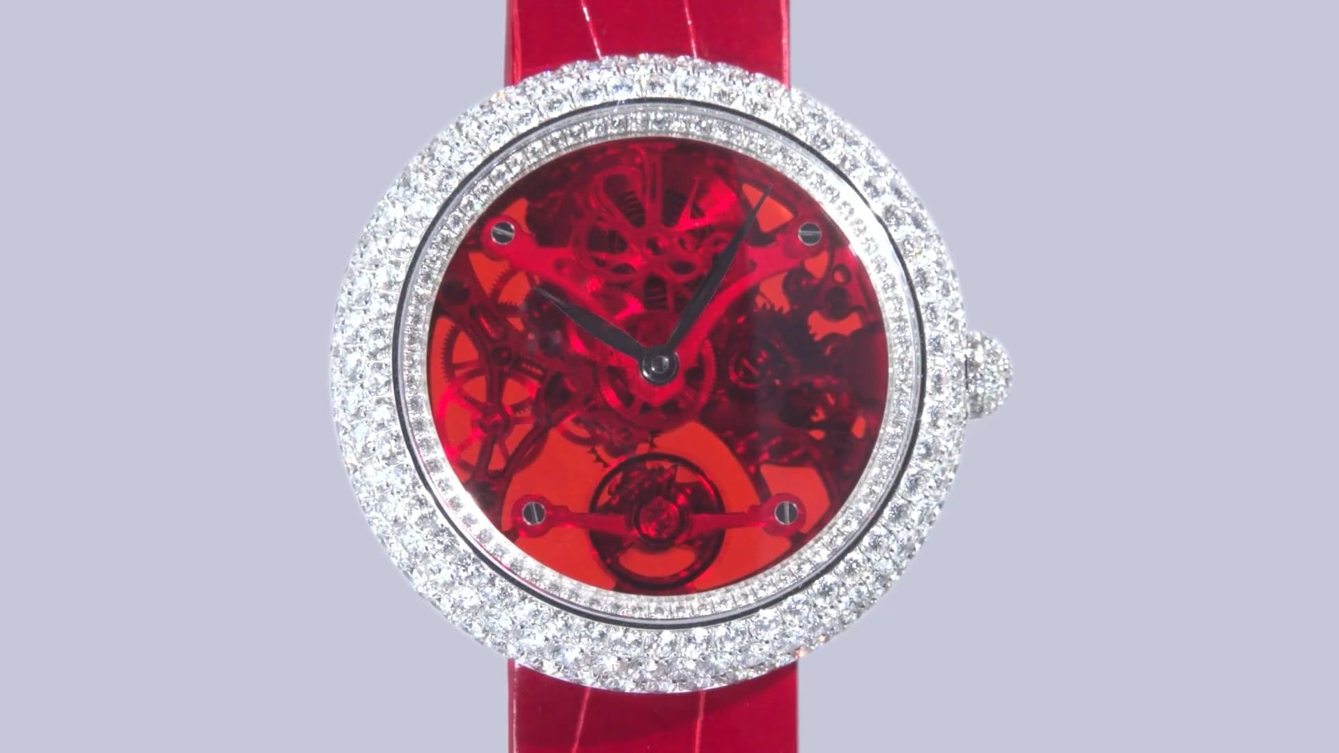 Jacob & Co. Brilliant Manual Winding Watch | BS431.40.RD.QR