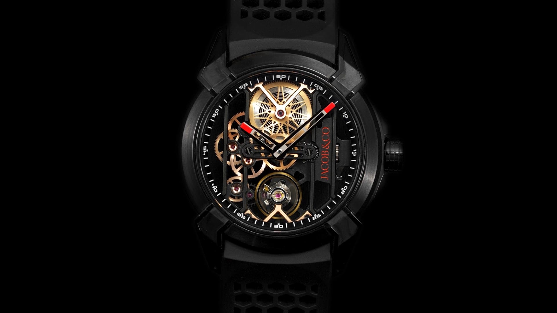 Pre-Owned Jacob & Co. Epic X Men Watch in Skeleton Colour Dial