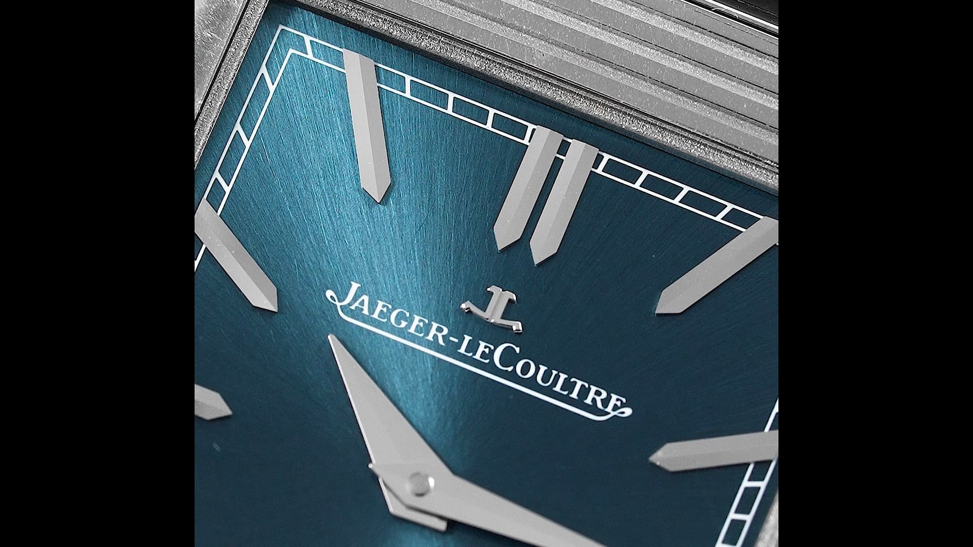 Pre-Owned Jaeger-LeCoultre Reverso Men Watch in Blue Colour Dial