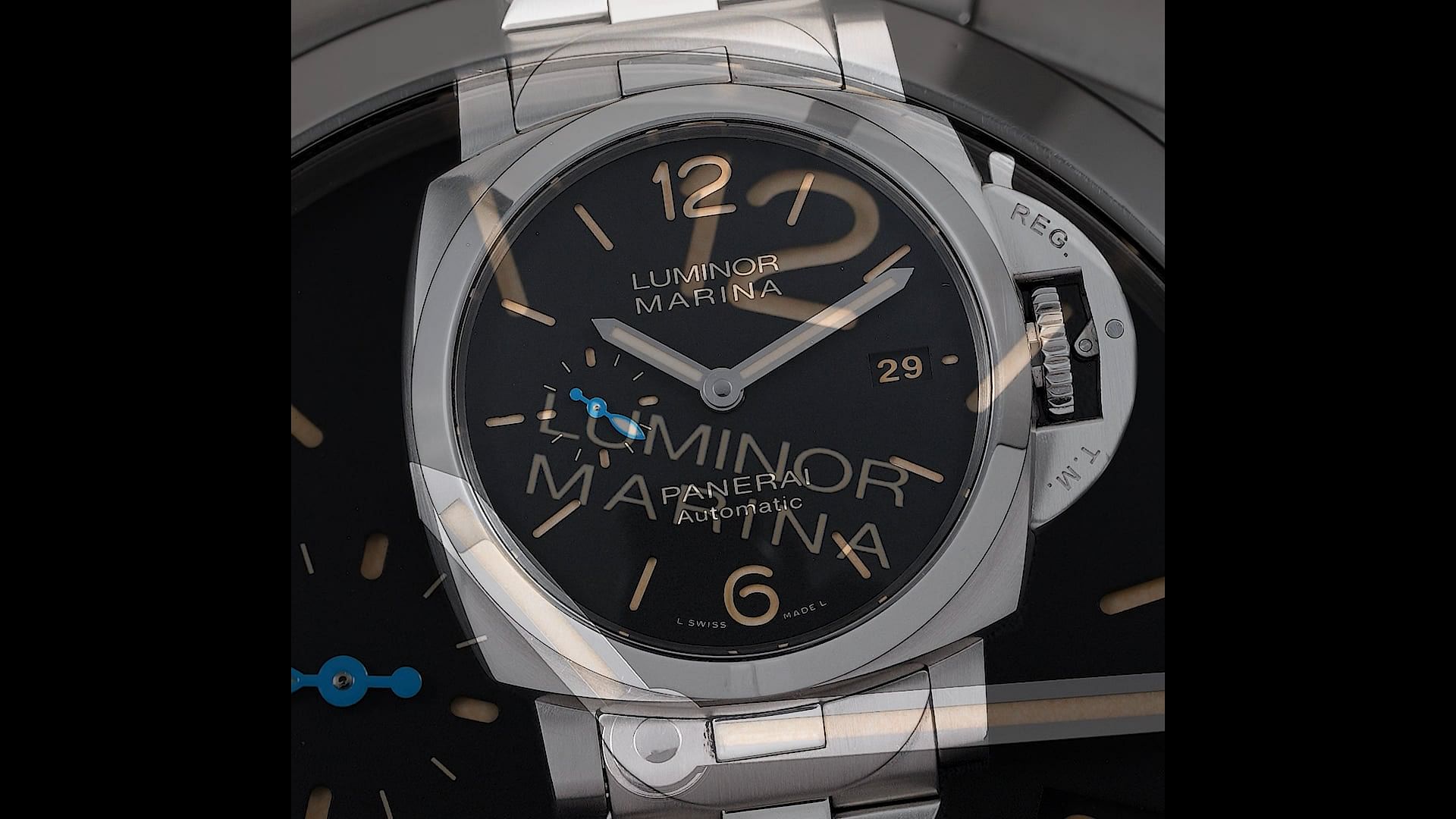 PANERAI Luminor Marina ブラック Panerai Luminor Marina Automatic Chrono Flyback Ceramica
