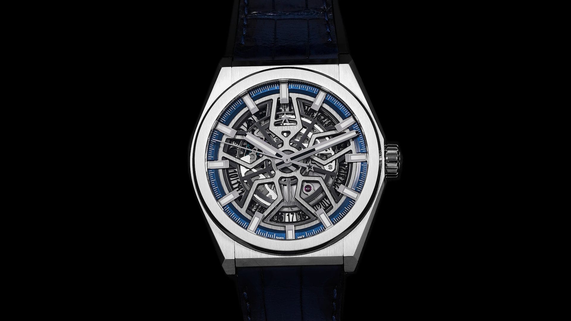 Pre-Owned Zenith Defy Men Watch in Skeleton Colour Dial