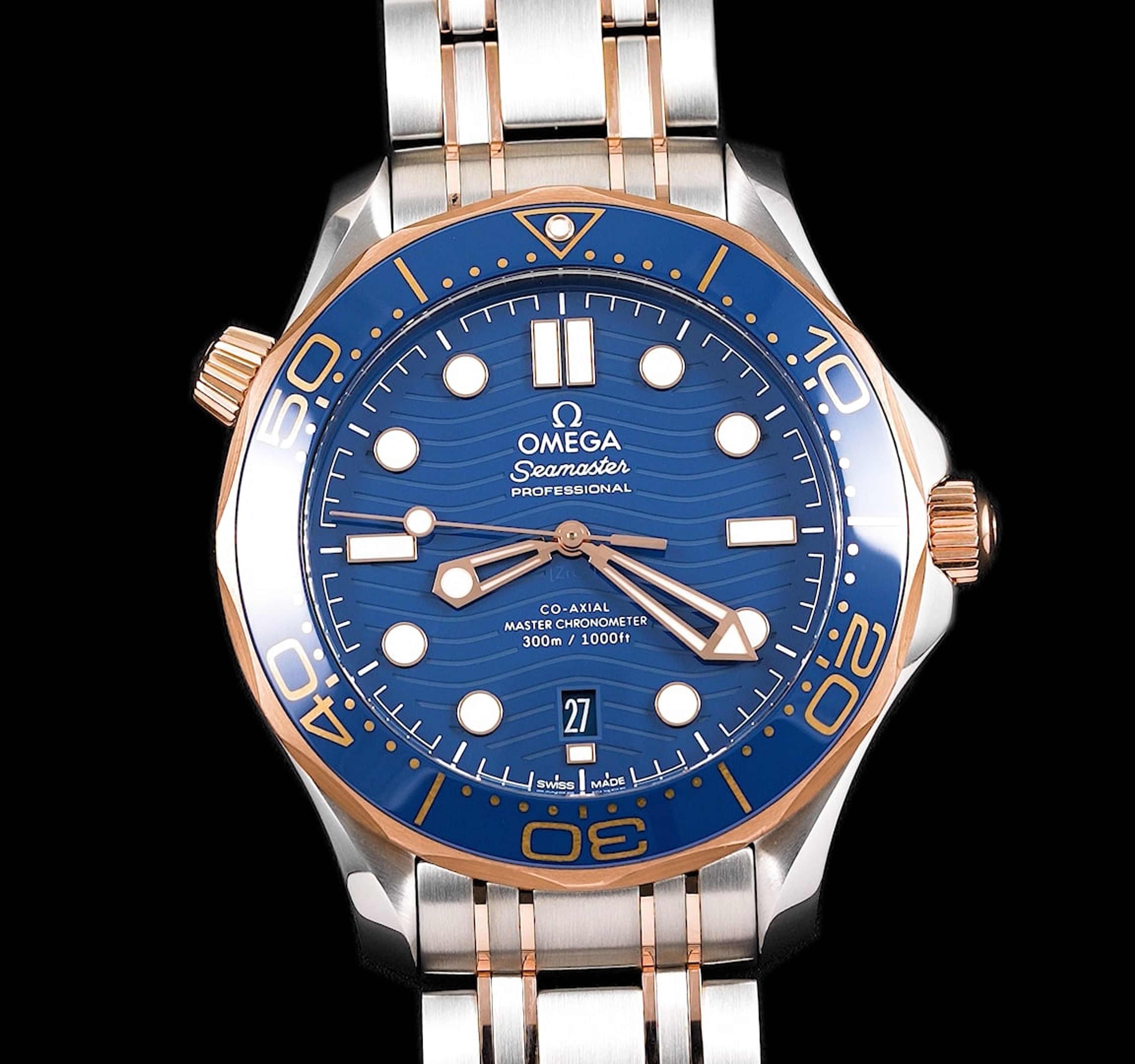 Pre-Owned Omega Seamaster Men Watch in Blue Colour Dial Pre-Owned Omega Seamaster Men Watch in Blue Colour Dial