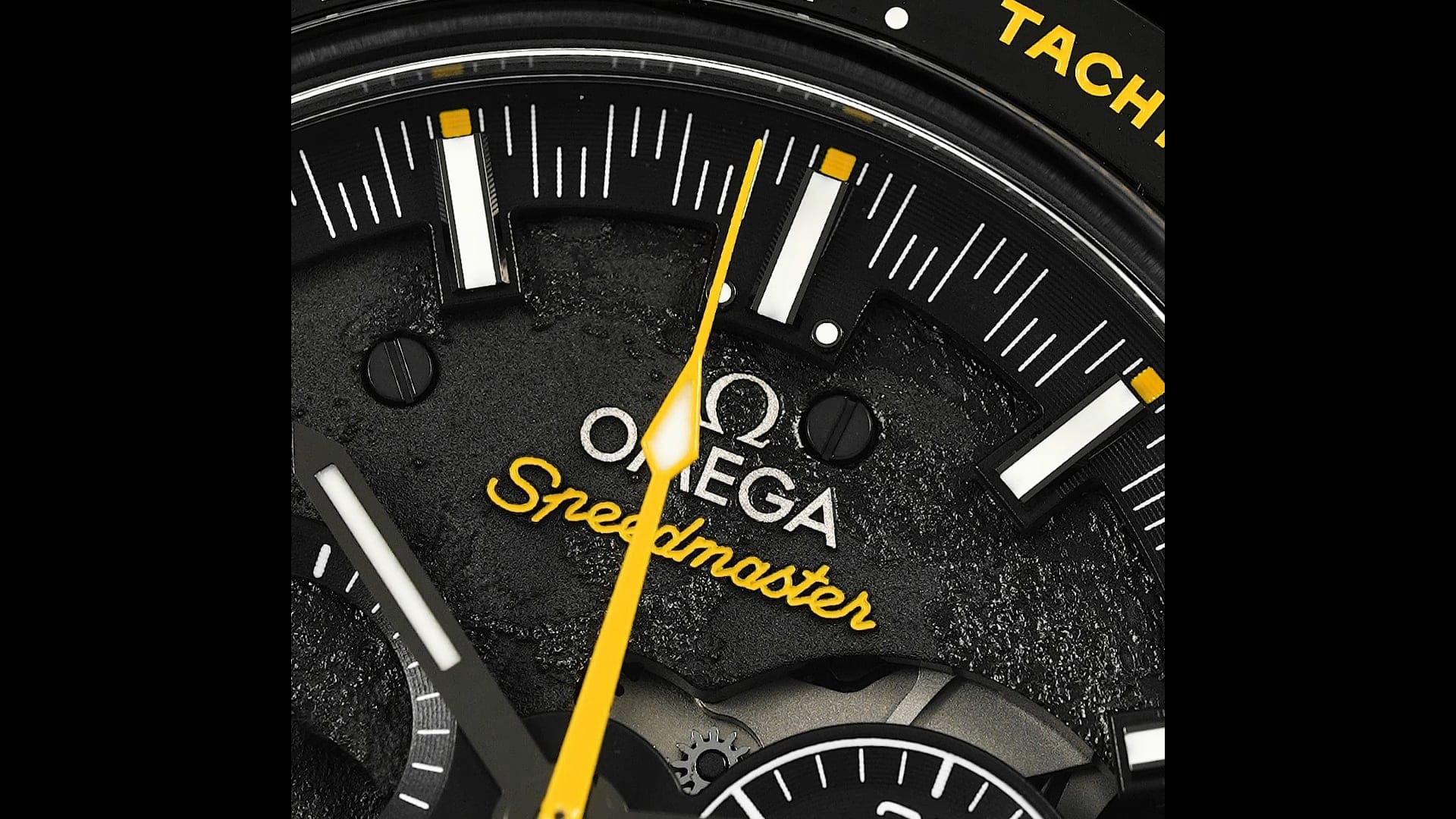 Pre-Owned Omega Speedmaster Men Watch in Black Colour Dial