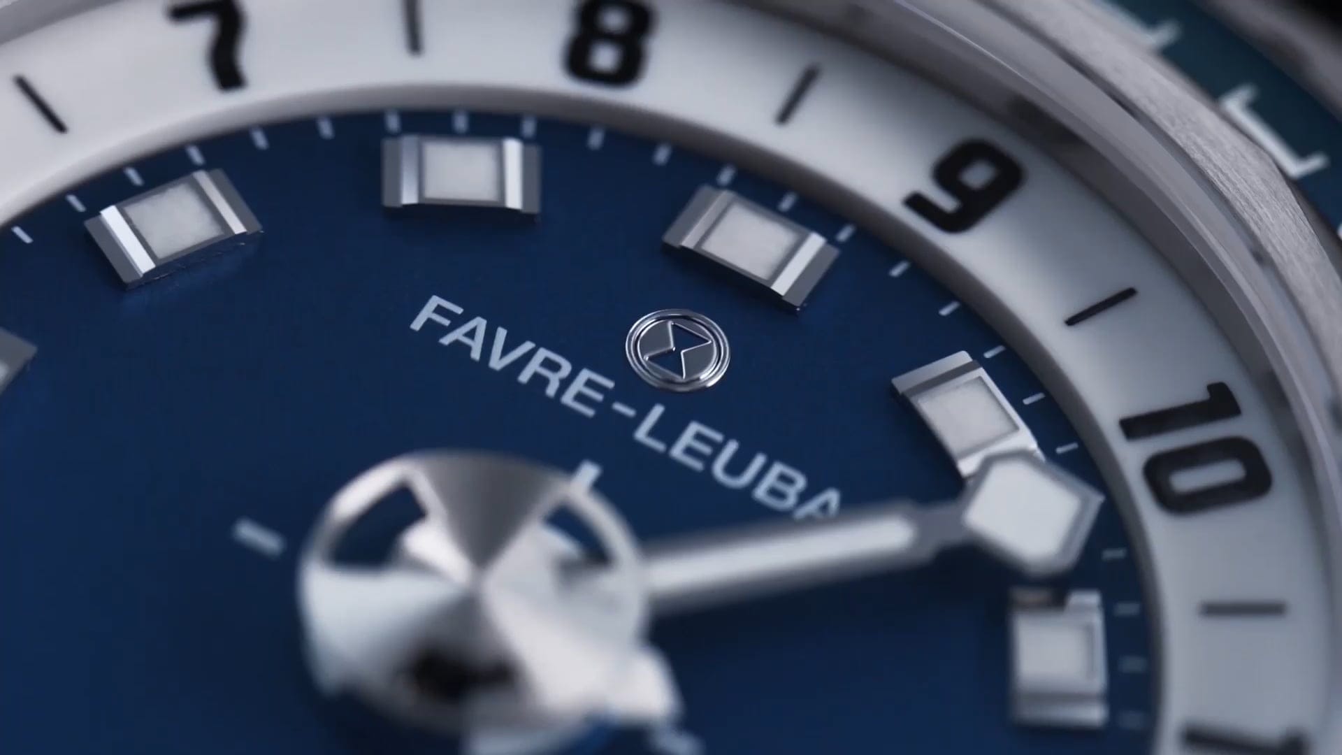 Cadran De Montre Favre Leuba Sea Raider 3600 Genève - Marron, Occasion - Pour Restauration