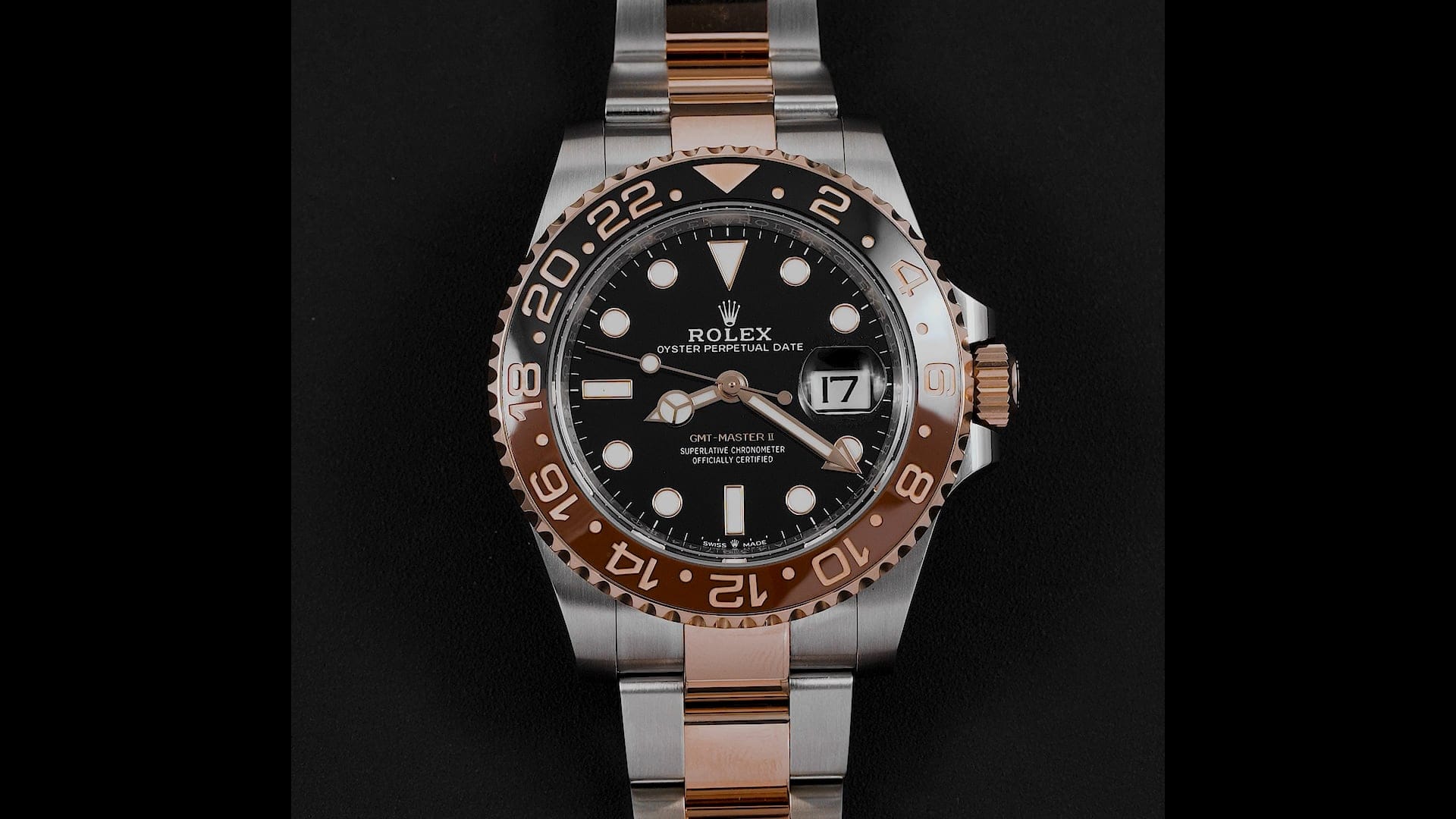 Pre-Owned Rolex GMT-Master II Men Watch in Black Colour Dial