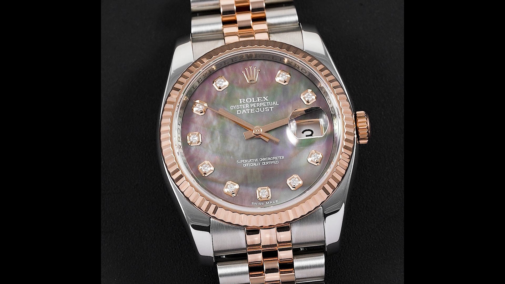 Pre-Owned Rolex Datejust Unisex Watch in MOP Colour Dial