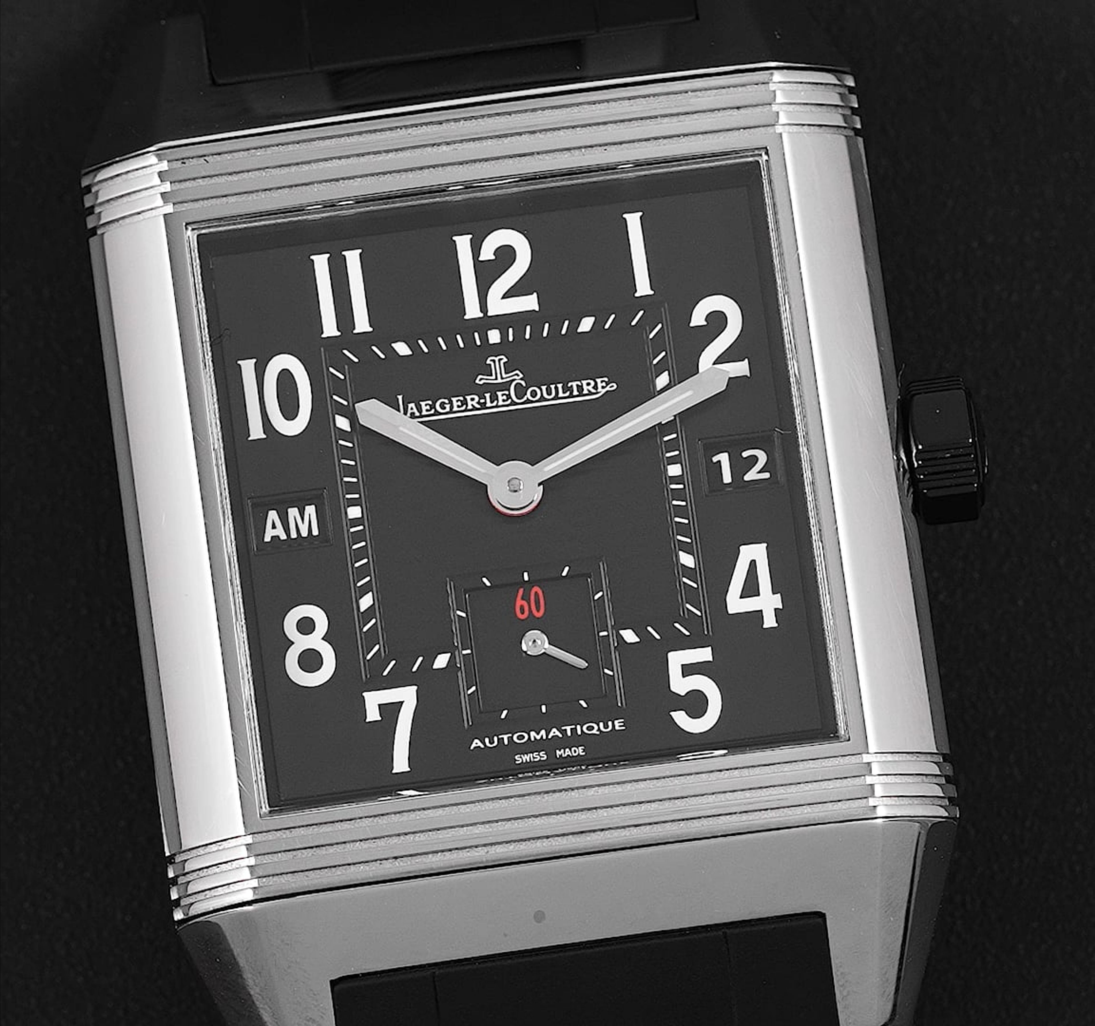 Pre-Owned Jaeger-LeCoultre Reverso Men Watch in Black Colour Pre-Owned Jaeger-LeCoultre Reverso Men Watch in Black Colour