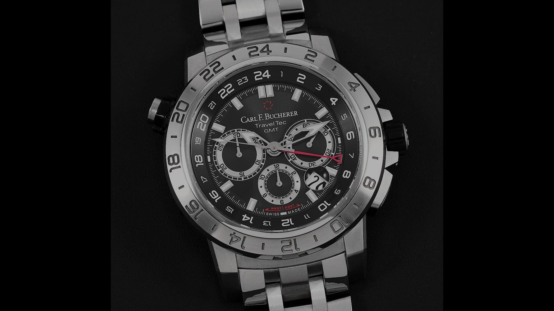 Pre-Owned Carl F. Bucherer Patravi Men Watch in Black Colour Dial