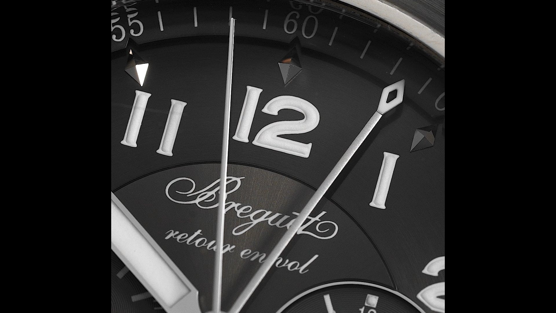 Pre-Owned Breguet Type XX - XXI - XXII Men Watch in Ruthenium