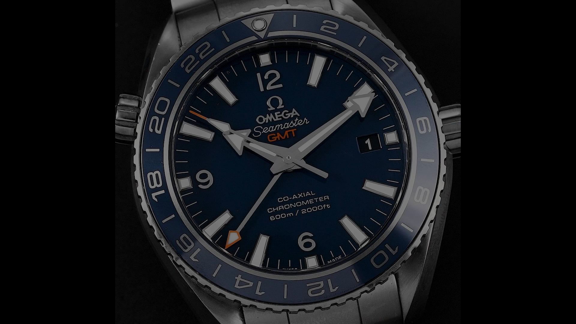Pre-Owned Omega Seamaster Men Watch in Blue Colour Dial