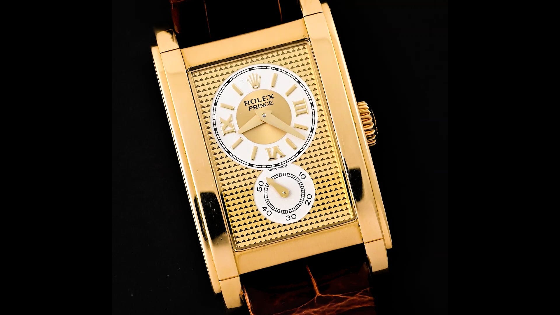 Pre-Owned Rolex Cellini Men Watch in Champagne Colour Dial