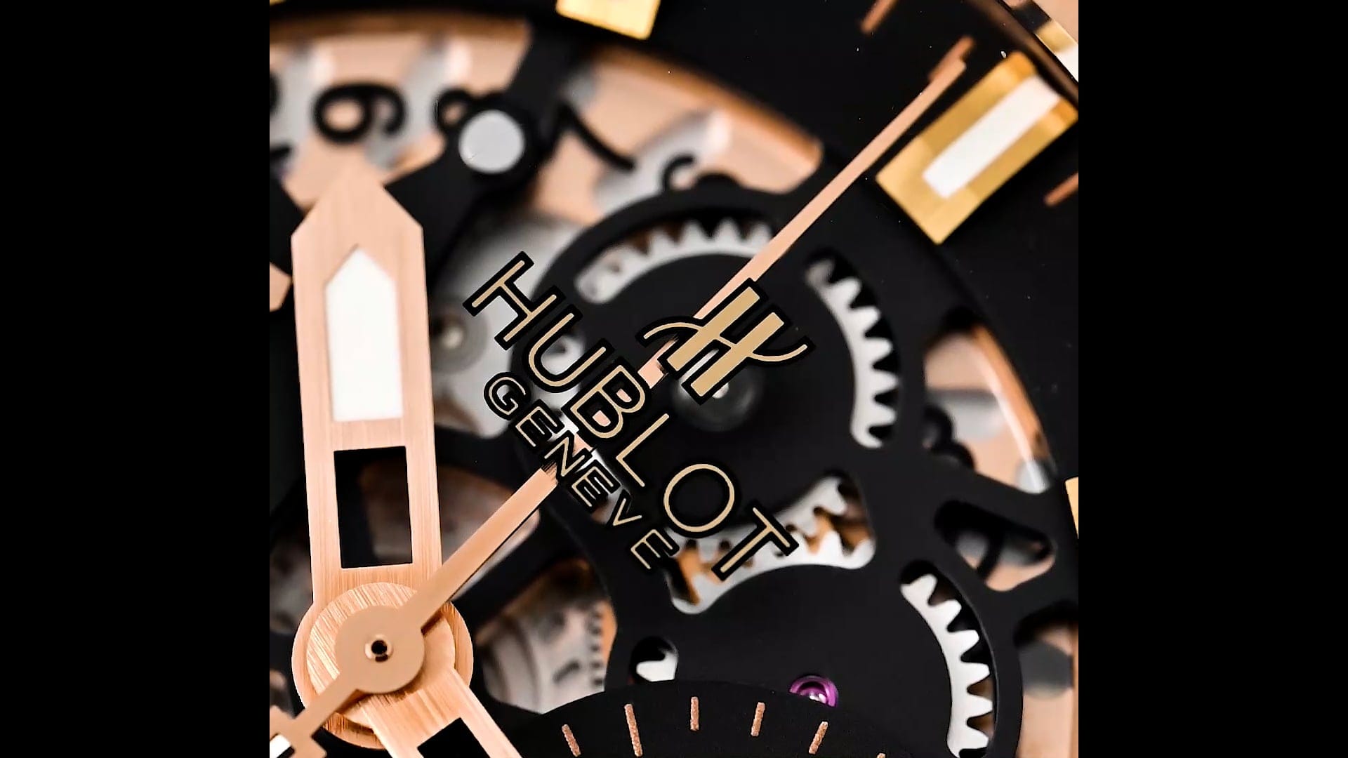 Pre-Owned Hublot Big Bang Men Watch in Skeleton Colour Dial