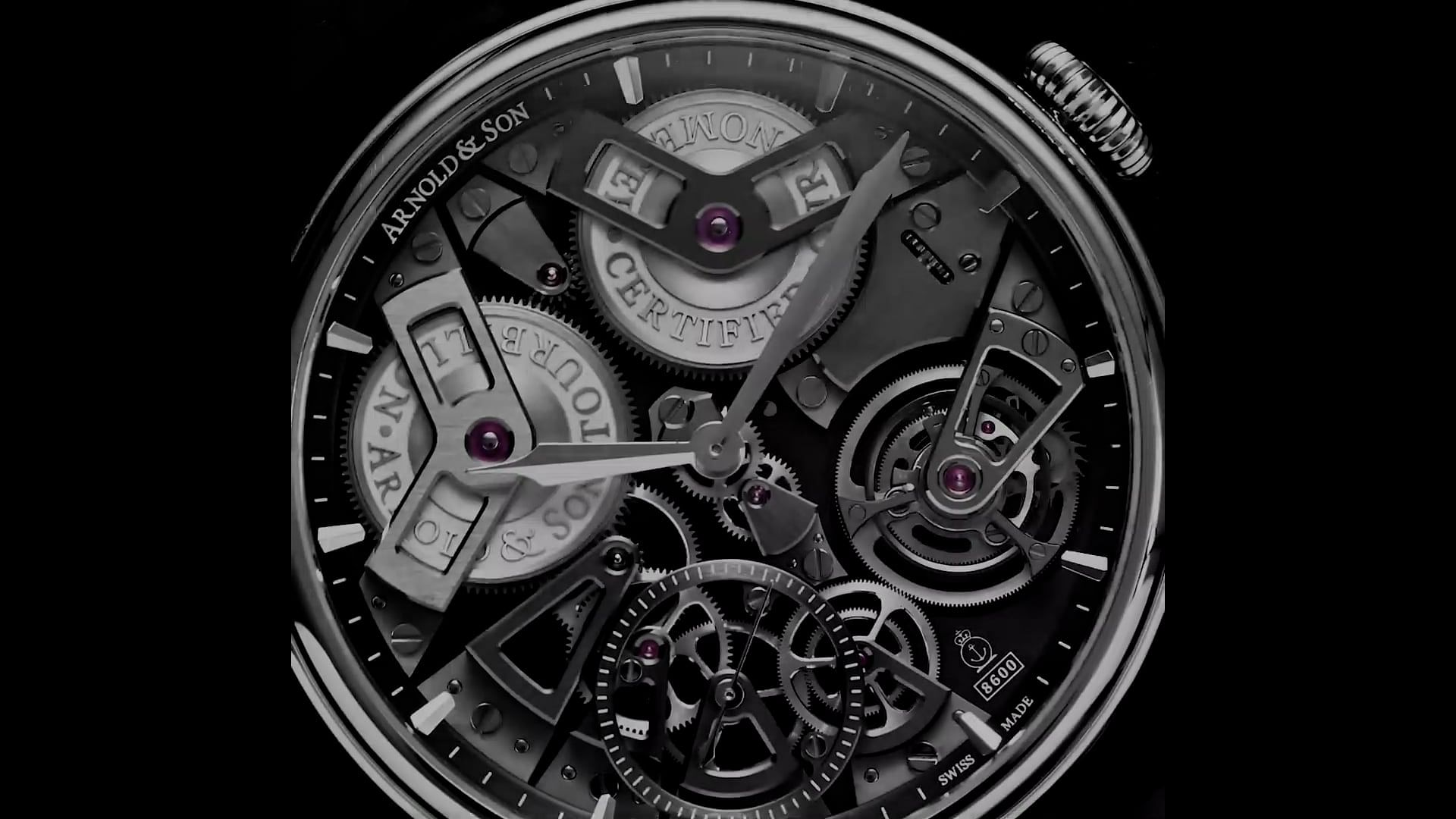 24時間限定タイムセール Arnold Pre-Owned & Watch Men 36 Chronometer Tourbillon Son その他