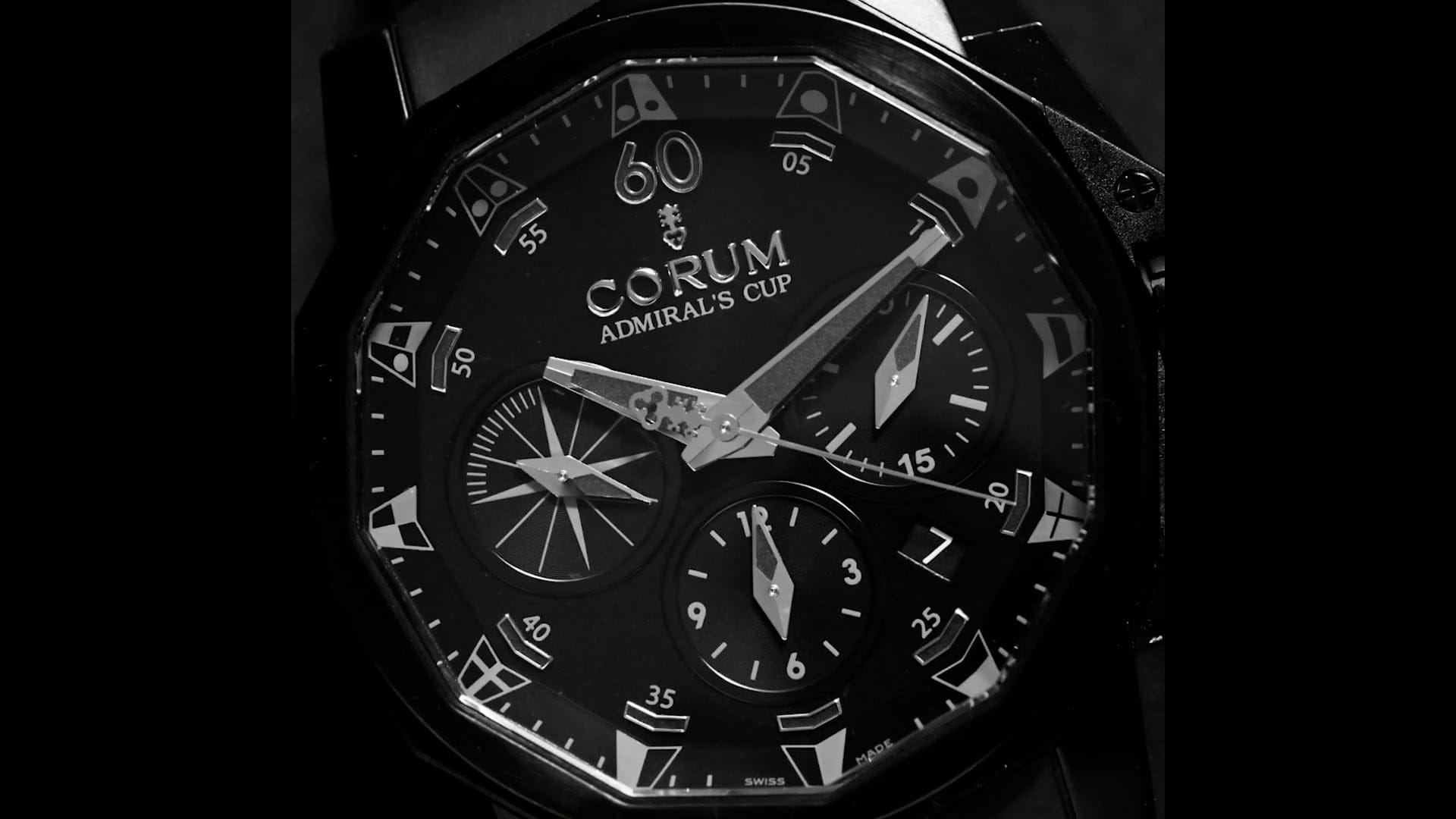Pre-Owned Corum Admiral Men Watch in Black Colour Dial